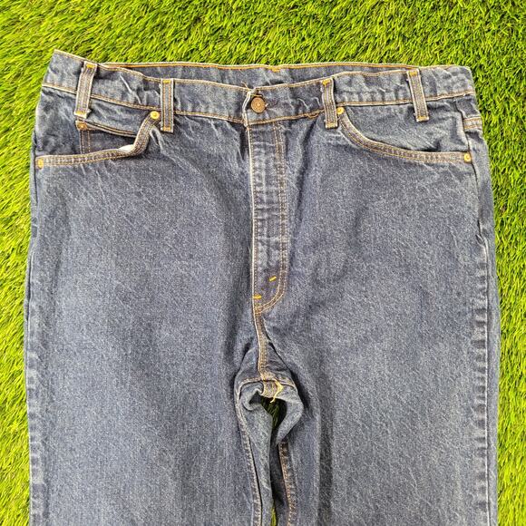 Vintage LEVIS 517 Bootcut Jeans 38x31 Dark-Wash - Picture 16 of 16
